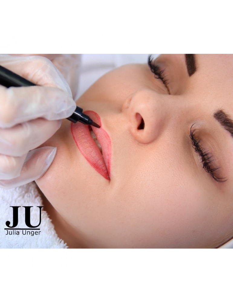 Permanent MakeUp Lippen Salon Elegance Julia Unger Lippenpigmentierung